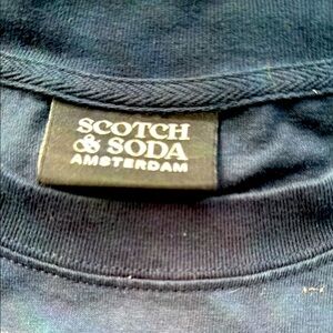 Scotch & Soda Men's Dark Blue Crewneck Sweater